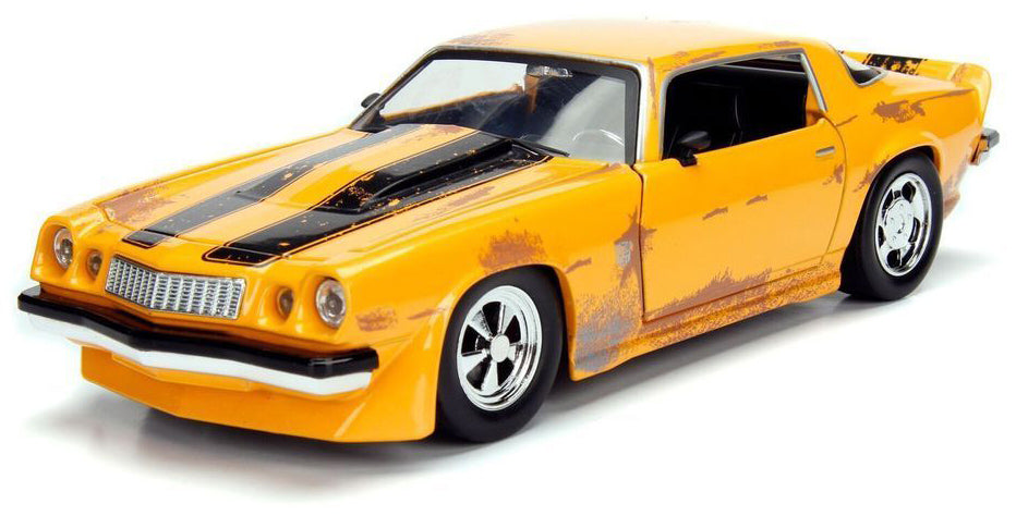 Jada Die Cast Collectables - 1:24 Transformers Bumblebee 1977 Camaro
