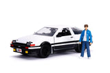 Jada Die Cast Collectables - 1:24 Initial D Toyota AE86 with Figure