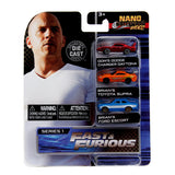 NANO Hollywood Rides Die Cast Collectables - NANO Hollywood Rides Fast and Furious Set #2
