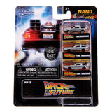 NANO Hollywood Rides Die Cast Collectables - NANO Hollywood Rides Back To The Future 3 Car Set