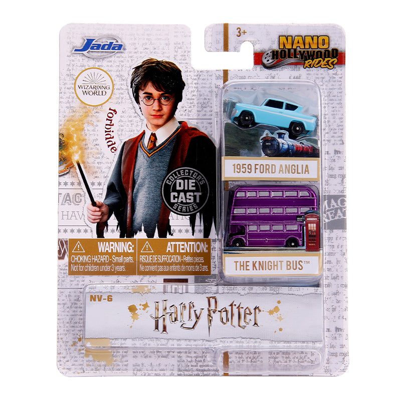 NANO Hollywood Rides Die Cast Collectables - NANO Hollywood Rides Harry Potter 2 Vehicle Set