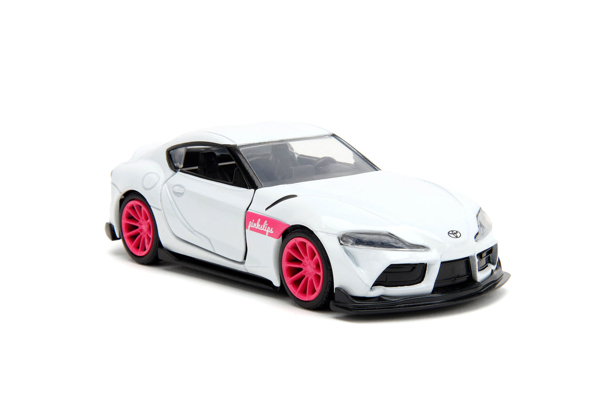 Jada Die Cast Collectables - 1:32 Pink Slips 2020 Toyota GR Supra - Pearl White