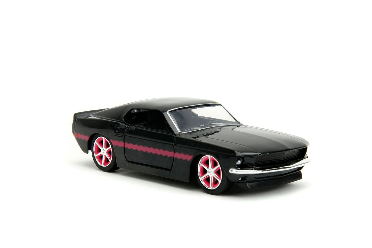 Jada Die Cast Collectables - 1:32 Pink Slips 1969 Ford Mustang - Metallic Black