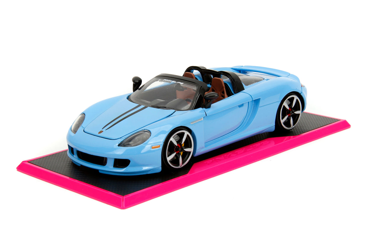 Jada Die Cast Collectables - 1:24 Pink Slips 2005 Porsche Carrera GT - Glossy Blue