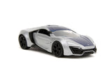 Jada Die Cast Collectables - 1:32 Pink Slips Lykan Hypersport - Silver