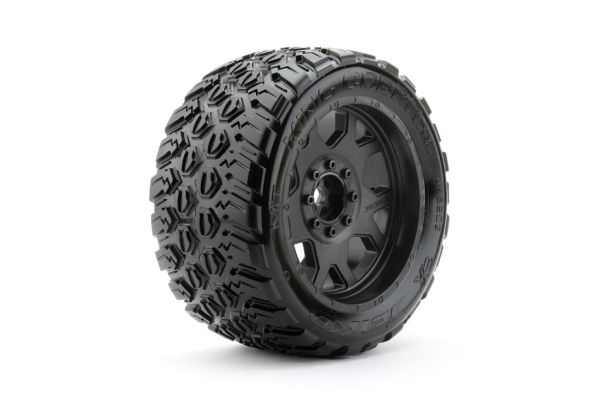 Jetko EX Tyre King Cobra Belted XMT Black Wheel TRX Xmaxx (2)