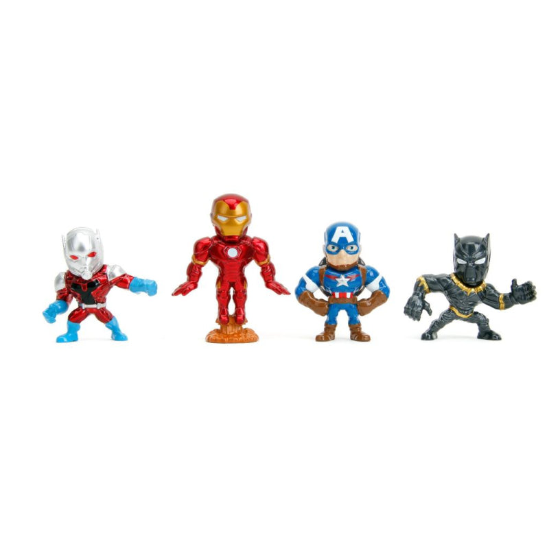 Metals Die Cast Licensed Collectables - Marvel Avengers Metal Figure 4 Pack