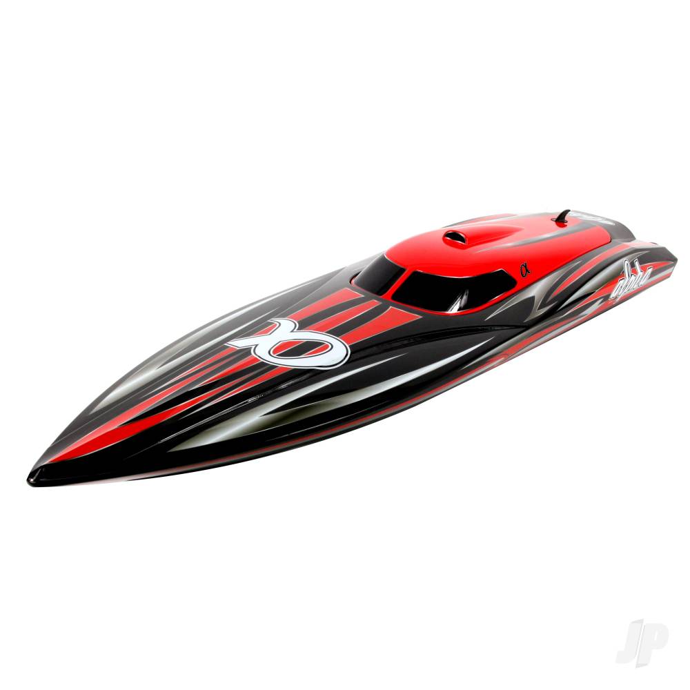 Alpha Brushless Boat 2.4GHz ARTR Red