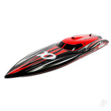 Alpha Brushless Boat 2.4GHz ARTR Red