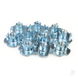 M3 T Nut 4 Prong (10 pcs)