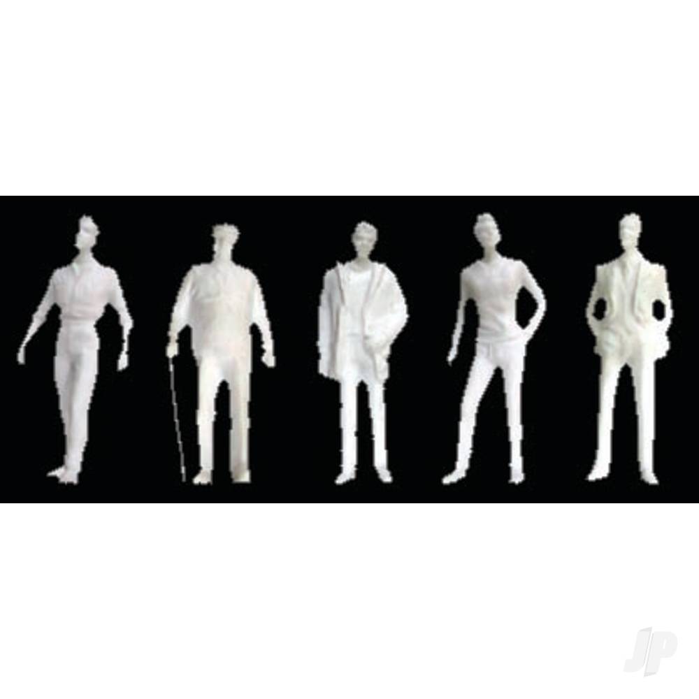 Male Figures 1/8in (1:100) White (10 per pack)