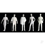 Male Figures 1/8in (1:100) White (10 per pack)