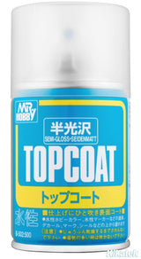 Mr Hobby Mr Topcoat Semi-Gloss Spray B-502