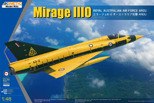 Kinetic 1/48 Dassault-Mirage IIIO Royal Australian Air Force ARDU kit 48145