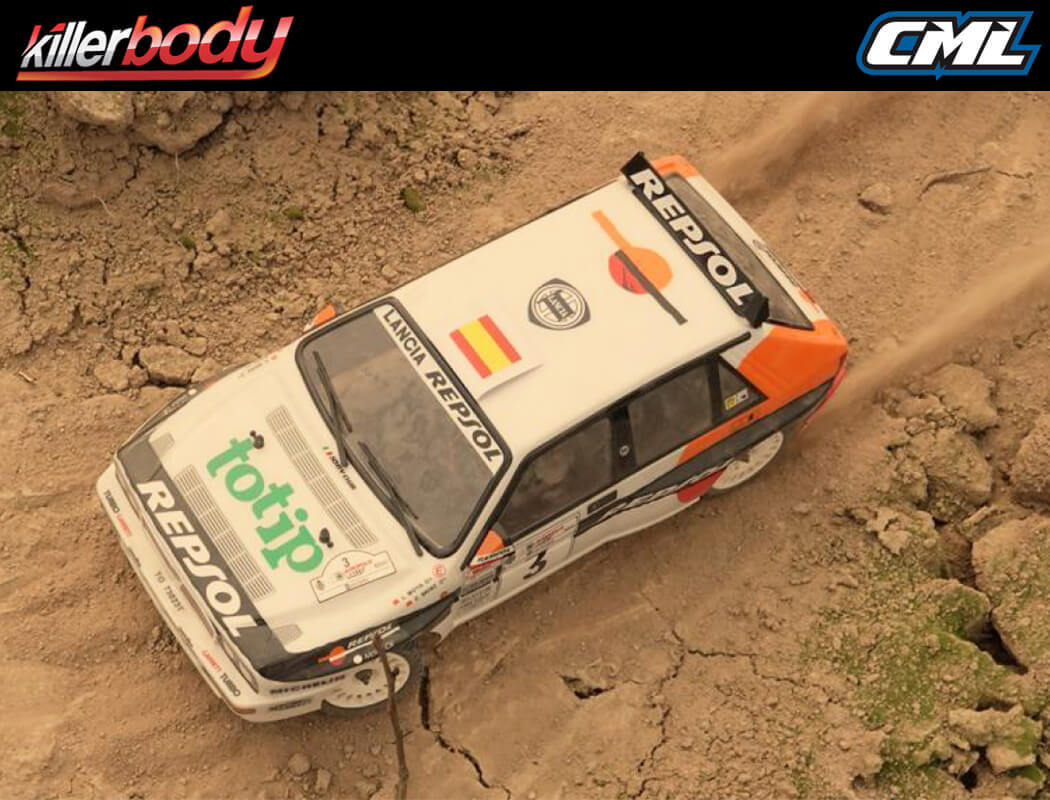 KILLERBODY RTR LANCIA DELTA REPSOL 1993 RALLY KIT ON VENUS CHASSIS - PRE ORDER ONLY - EXPECTED SHORTLY