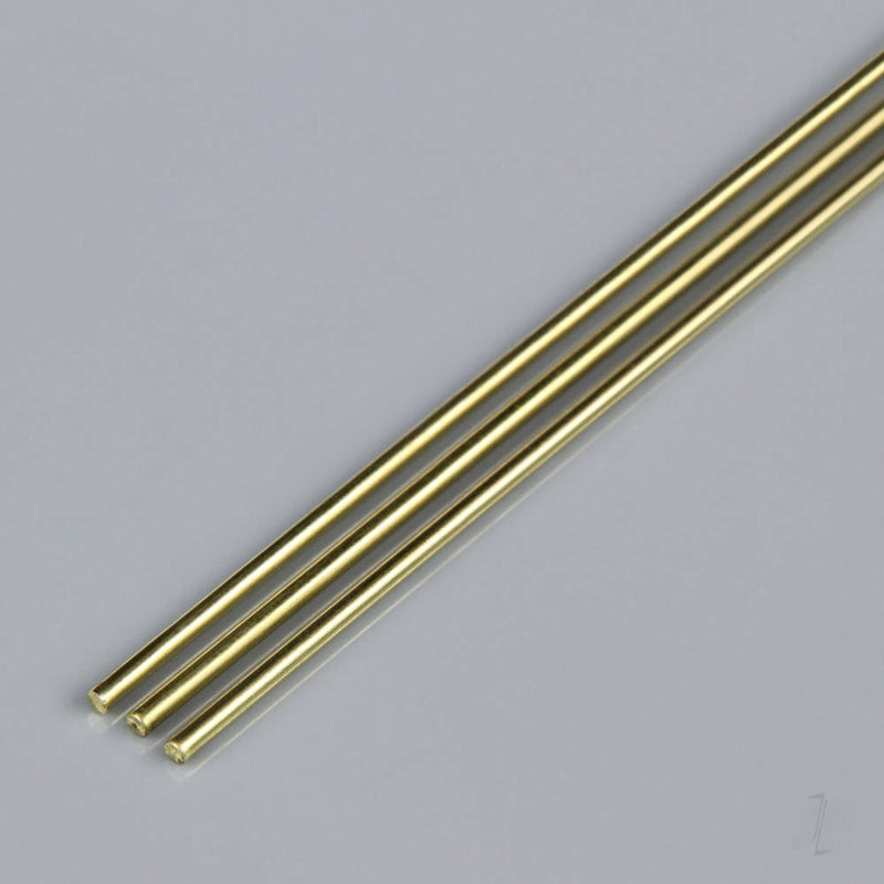 K&S 3.5mm 1m Long Round Brass Rod - Price is per single length