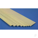 1/2in Brass Strip .016in Thick (36in long) (Bulk Pack of 5 Items)