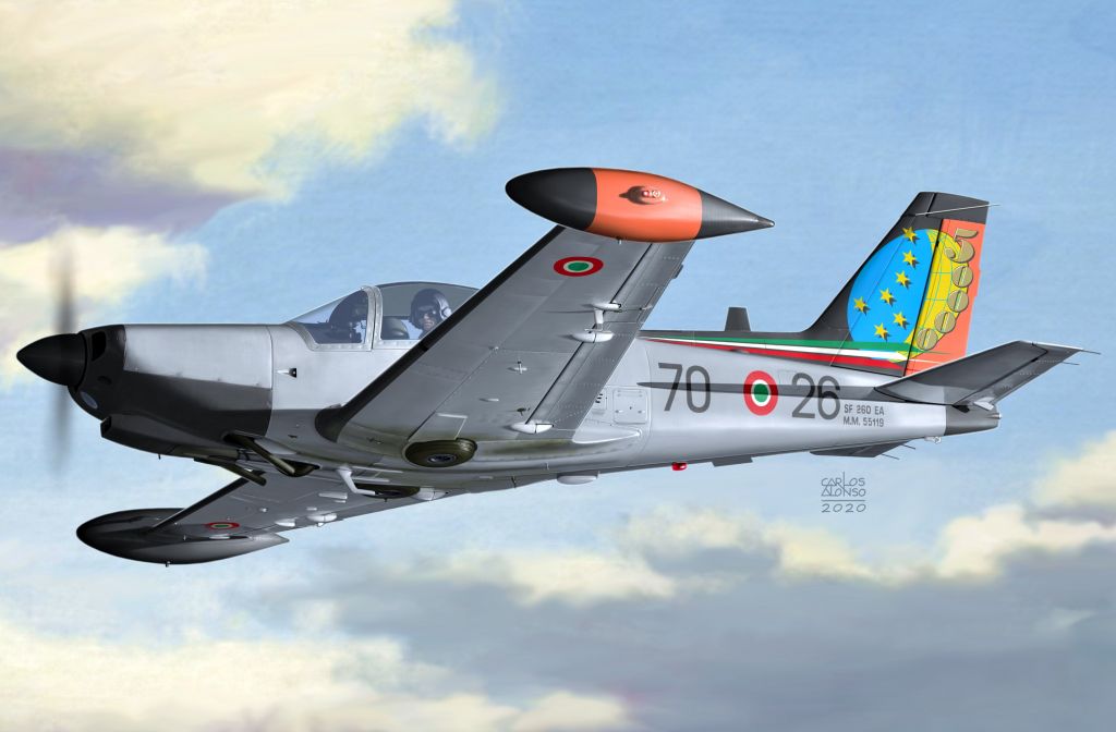 KPM 1/72 SIAI SF-260W/N In Italian Service 0211