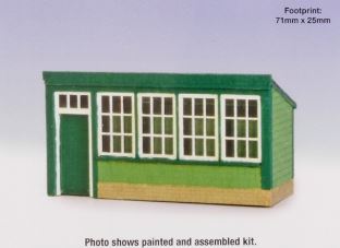 Peco Lineside 00 HO LK-204 West Highland Line Station Shelter Kit (Laser-cut wood)
