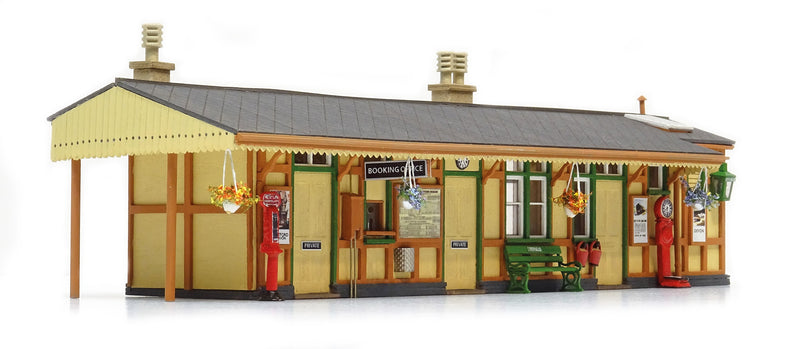 Peco Lineside 00 HO LK-205 GWR Wooden Station Building (Monkton Combe) laser-cut wood kit