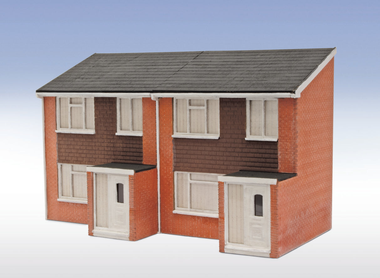 PECO Lineside OO/HO 1960s House Fronts - Laser Cut Kit