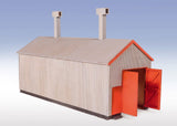 PECO Lineside OO/HO/OO-9 Corrugated Iron Engine Shed L/cut kit