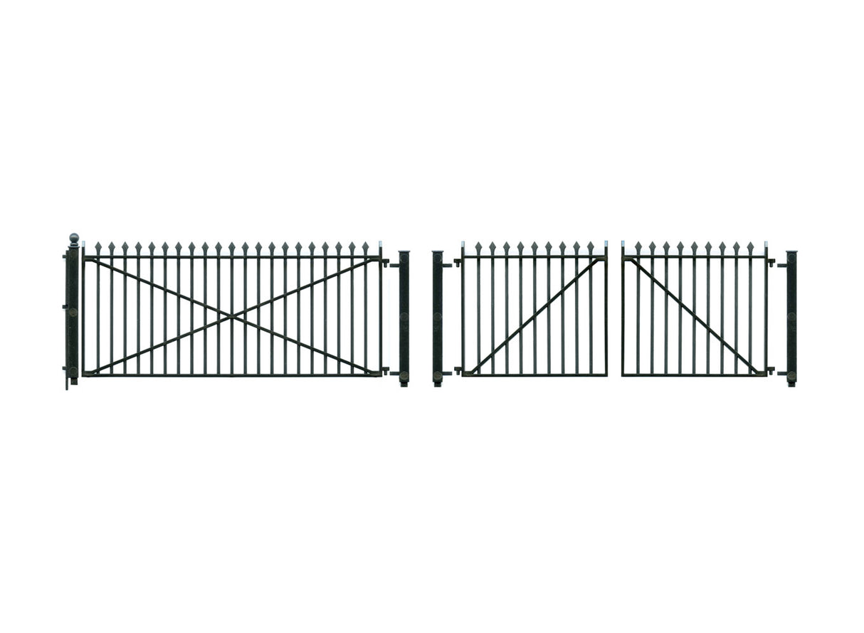 GWR Spear Fencing-Ramps & GatesFencing(890mm)1 Lge 2 sml Gates