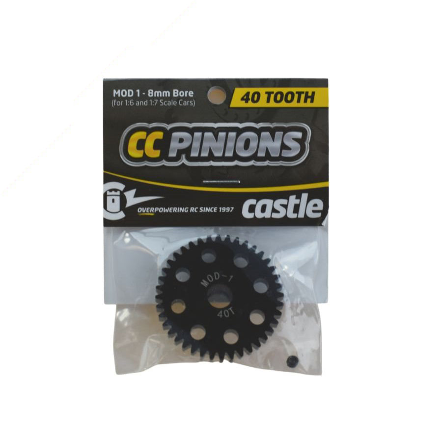 CC PINION 40T-MOD 1 8MM BORE