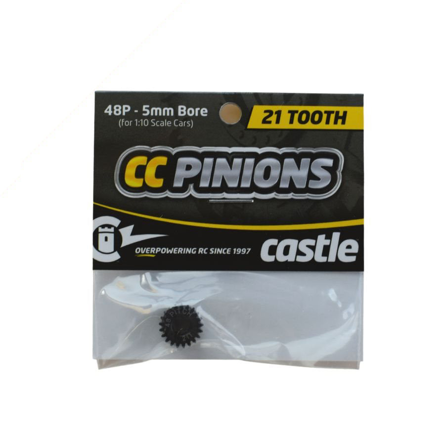 CC PINION 21T-48 PITCH 5MM BORE