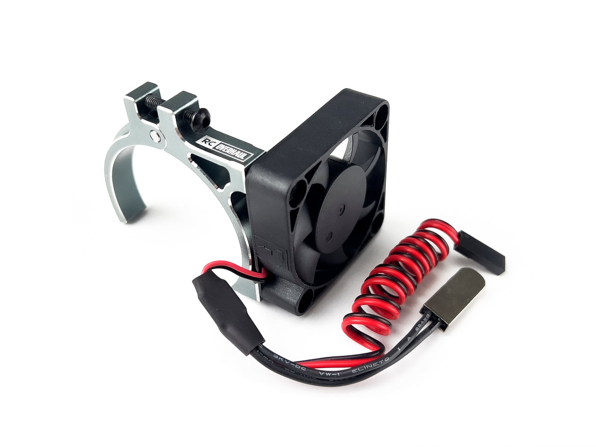 Motor Fan unit w/Temp Sensor w/Mount Titanium colour 42mm