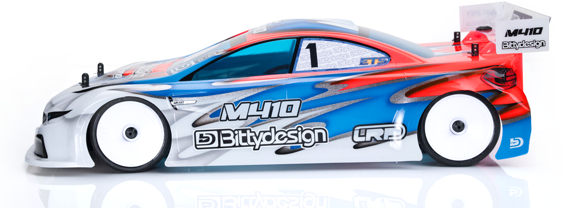 Bittydesign Body shell M410 1/10 TC 190mm body (Light)  - Clear