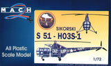 Mach 1/72 Sikorski S 51-H03S-1 kit MACH1172