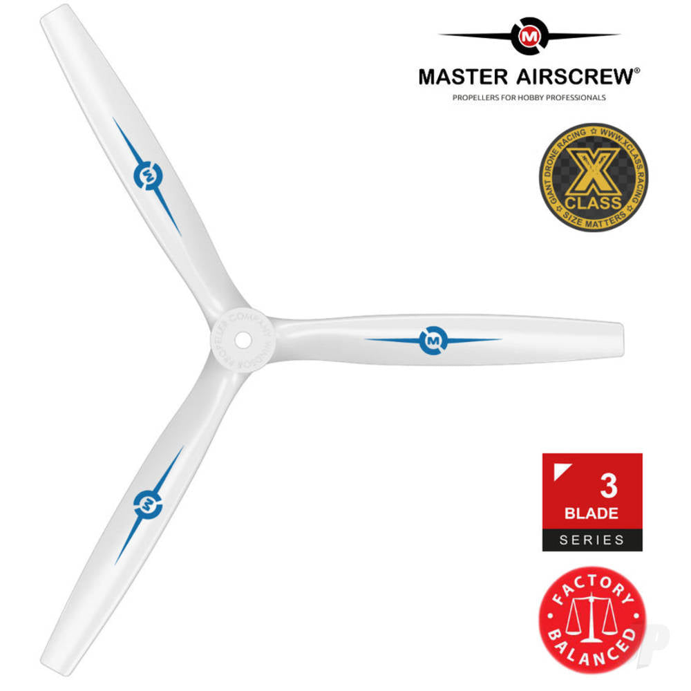 13x12 3-Blade Propeller White