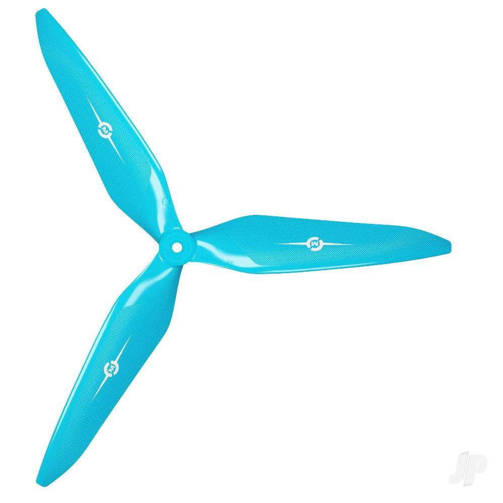 12x11 3X Power X-Class Giant Racing Drone Propeller (CW) Reverse/Pusher Blue