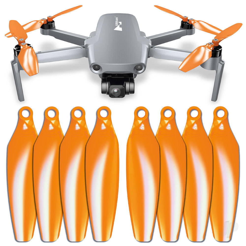 Hubsan Zino Mini STEALTH Prop Set x4 Orange