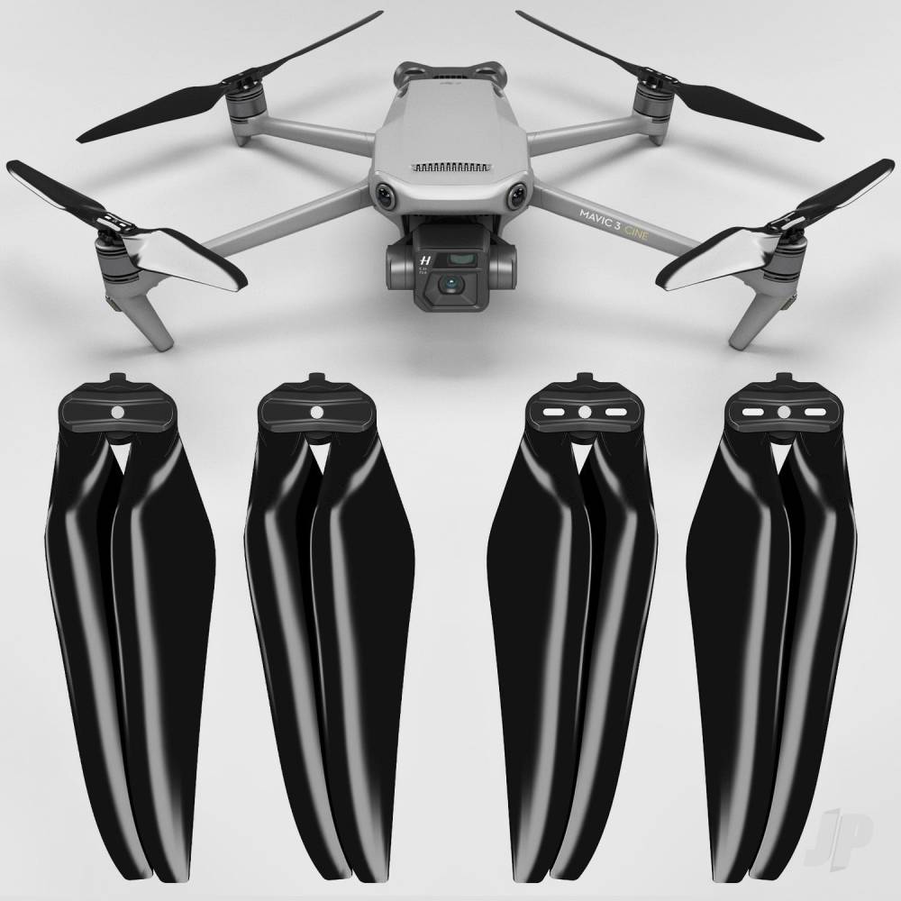 9.4x5.3 Mavic 3 Stealth Folding Propeller Set x4 Black