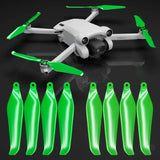 DJI Mini 3 Pro/4 Pro STEALTH Upgrade Propellers - x4 Green