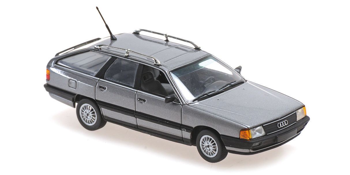 Maxichamps Die Cast Collectables - 1:43 1990 Audi 100 (C3) Avant Silver