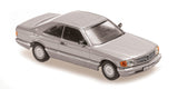 Maxichamps Die Cast Collectables - 1:43 1980 Mercedes-Benz 560 SEC W126 - Grey Metallic