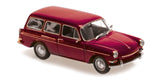 Maxichamps Die Cast Collectables - 1:43 1966 VW 1600 Variant Red