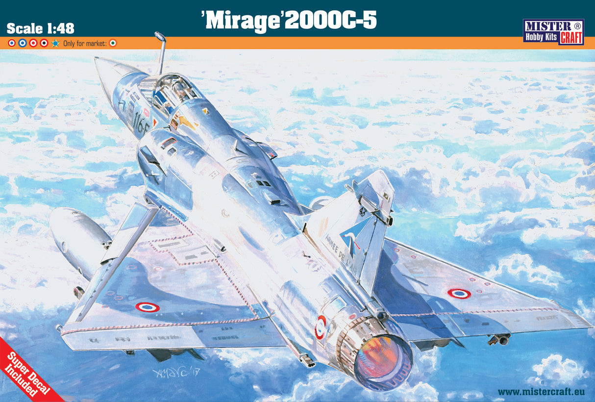 MisterCraft Model Kits - 1:48 Mirage 2000C-5 Kit