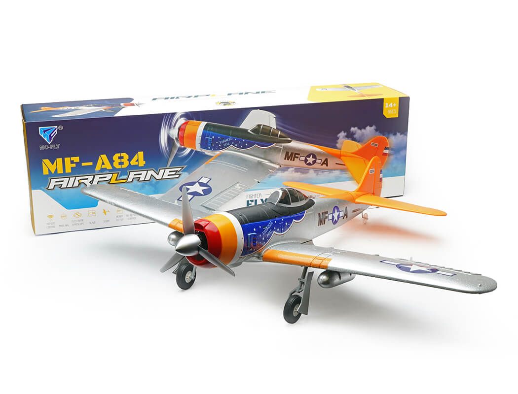 MO-FLY A84 SILVER/ORANGE 690MM 6CH 3D/6G WITH 6-AXIS GYRO RTF