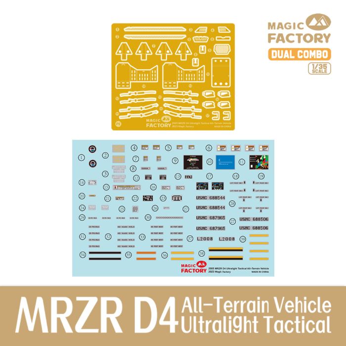 Magic Factory 1/35 MRZR D4 Ultrlight Tactical All-Terrain Vehicle kit – Sussex Model Centre