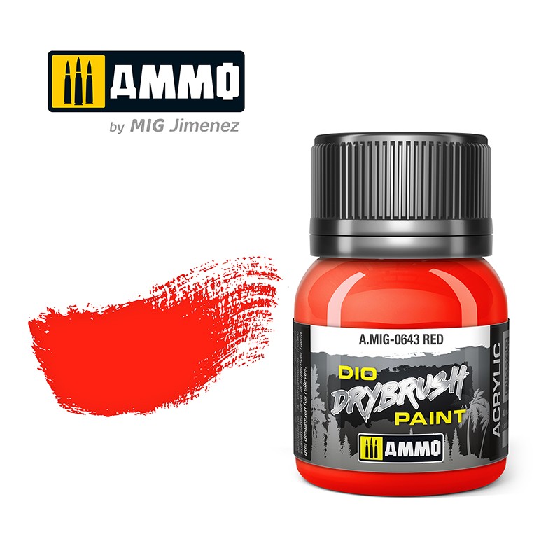 MIG0643 DRYBRUSH Red