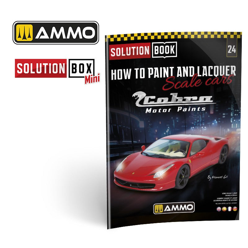 MIG6604 SOLUTION BOOK 24 - How to Paint and Lacquer Scale Cars (Engl