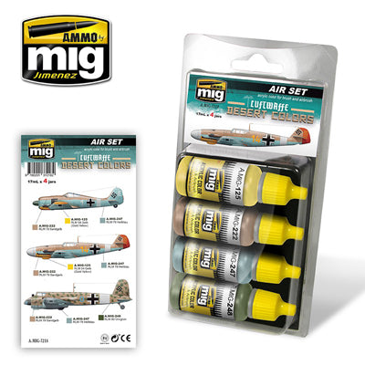 MIG7218 LUFTWAFFE DESERT COLOURS (Pack of 4)