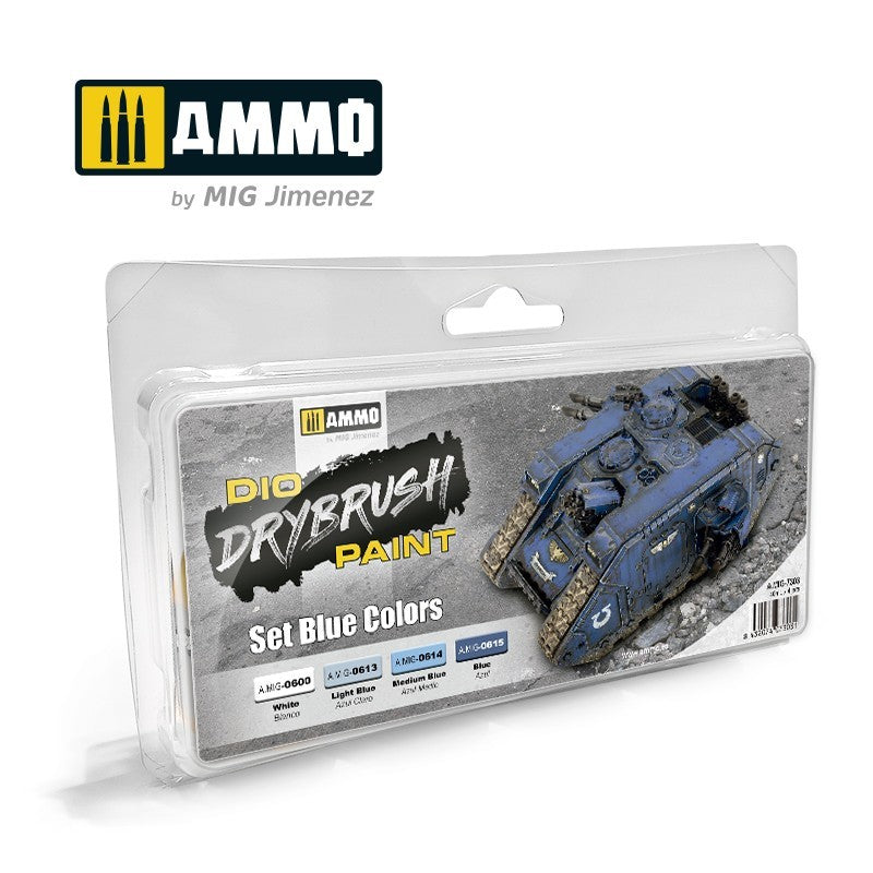 DRYBRUSH SET BLUE COLOURS