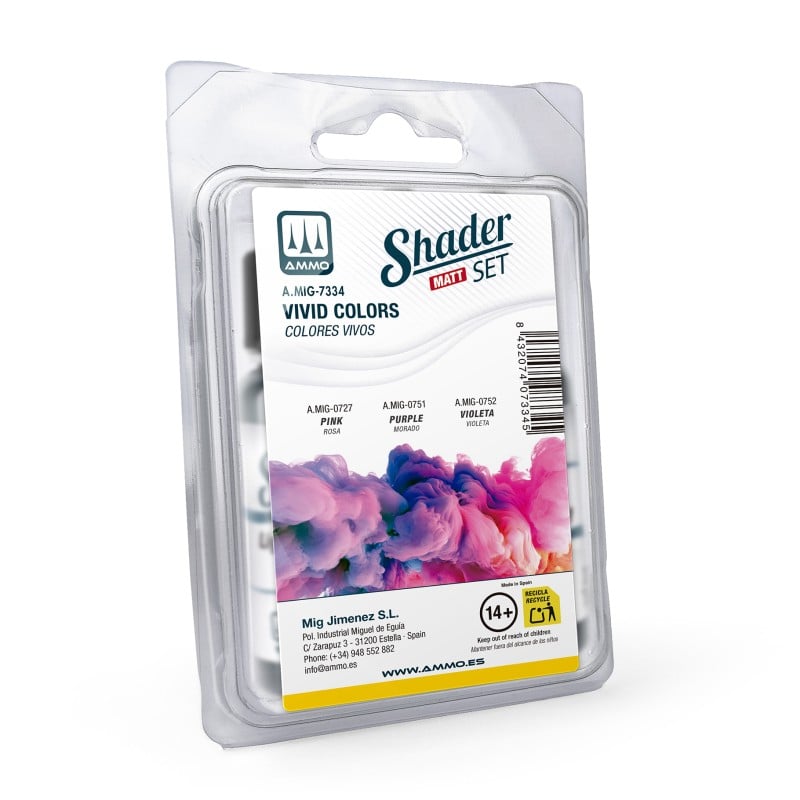 MIG7334 Matt SHADER Set Vivid Colours