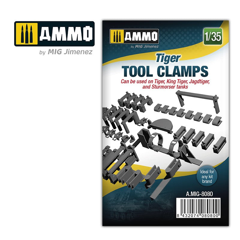 1/35 TIGER TANK TOOL CLAMPS