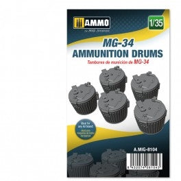 3D PRINTED MG-34 Ammunition Drums 1/35